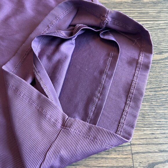 Garage Ribbed Bodycon Mini Dress – Purple – Size xs - Picture 4 of 4